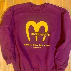 McDowells Throwback Coming To America Sweatshirt.